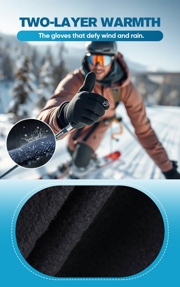 Nordvik Cycling Gloves — Insulated Waterproof Touchscreen Compatible