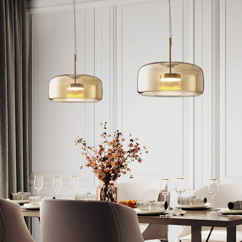 Sylora Glass Pendant Lamp for Bedroom and Living Room Space