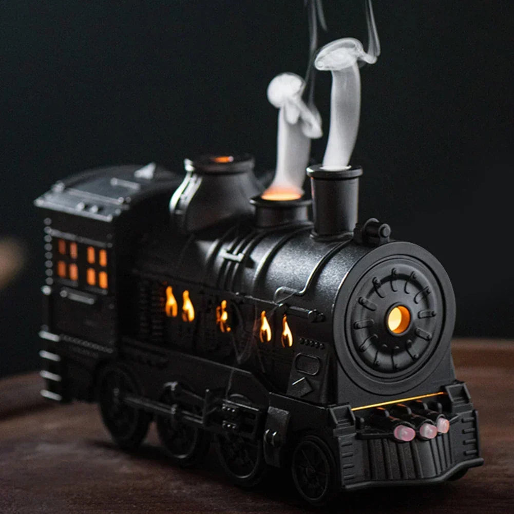 オリエント急行列車型加湿器 — ノスタルジックなデザイン