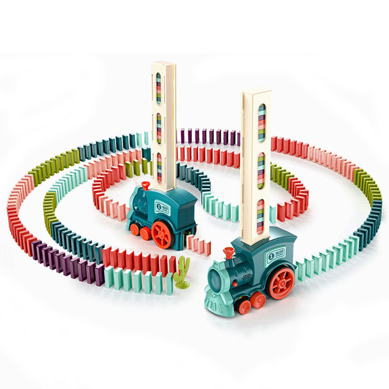 Domino Express treinavonturenset — automatische dominotrein