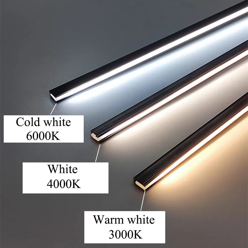 LED světelná lišta pod skříňky — nastavitelná délka Slimline
