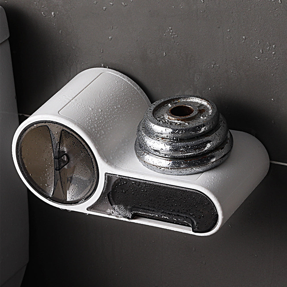 Portarrollos de papel higiénico autoadhesivo e impermeable — Montaje en pared