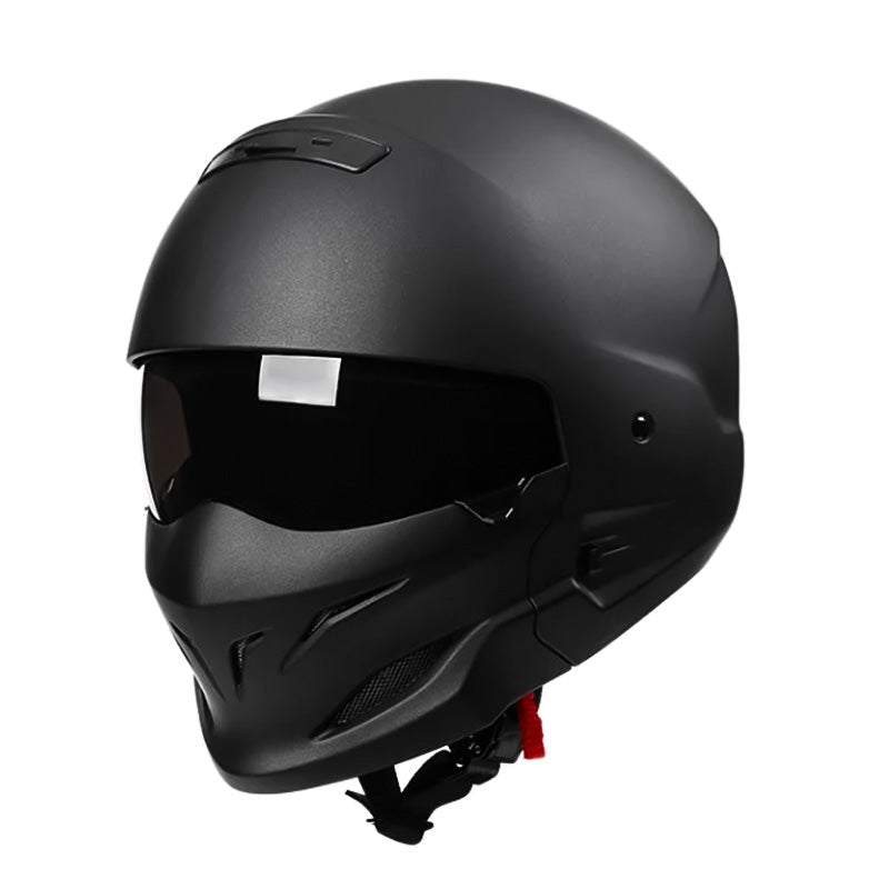 Pilot Motorcycle Helmet — Aerodynamic Design, Dark Visor