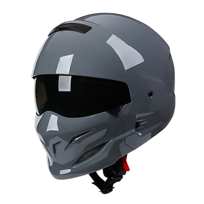 Pilot Motorcycle Helmet — Aerodynamic Design, Dark Visor