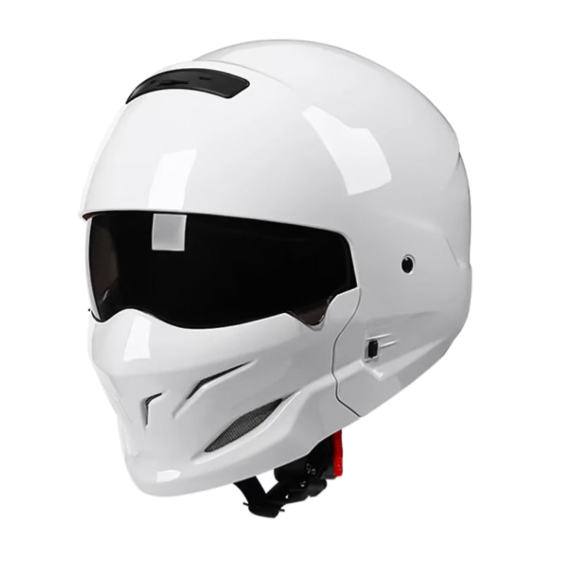Pilot Motorcycle Helmet — Aerodynamic Design, Dark Visor