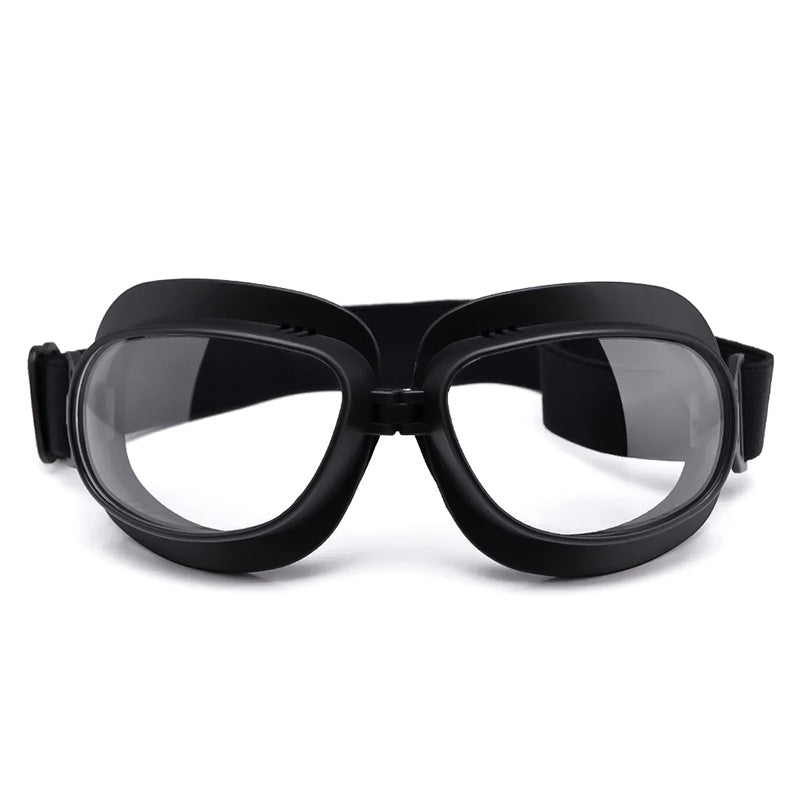Vintage-Motorradbrille - winddicht, 100 % UV-Schutz