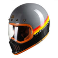 F380G Motorrad-Vollvisierhelm aus Carbonfaser — DOT/ECE-zugelassen