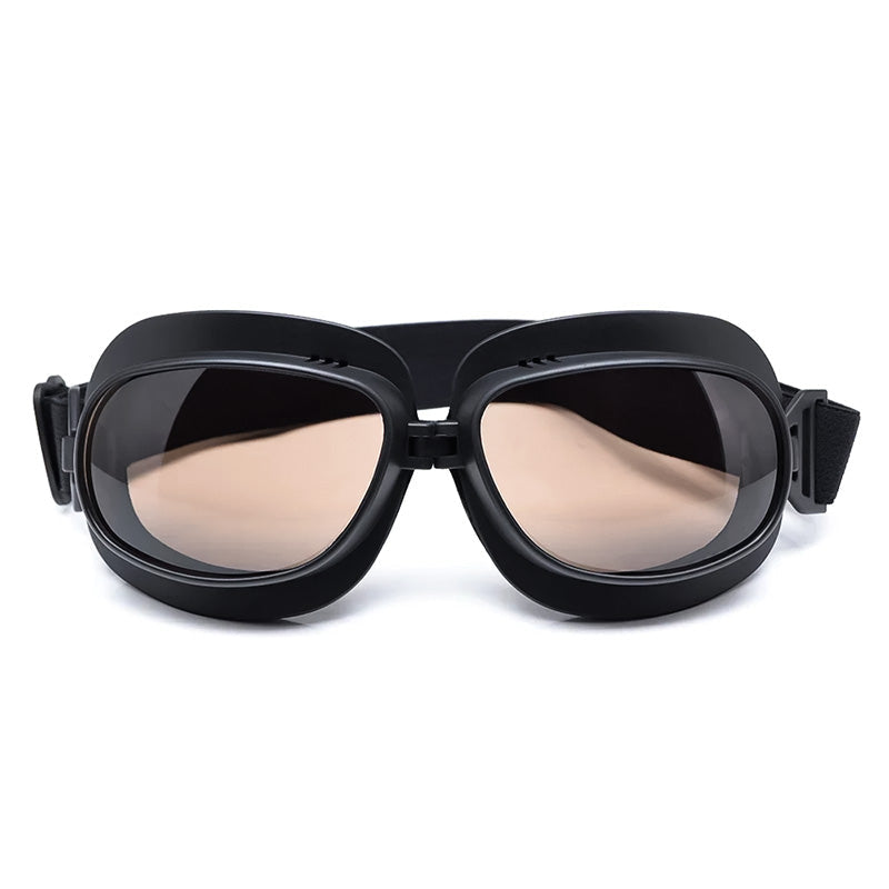 Vintage-Motorradbrille - winddicht, 100 % UV-Schutz
