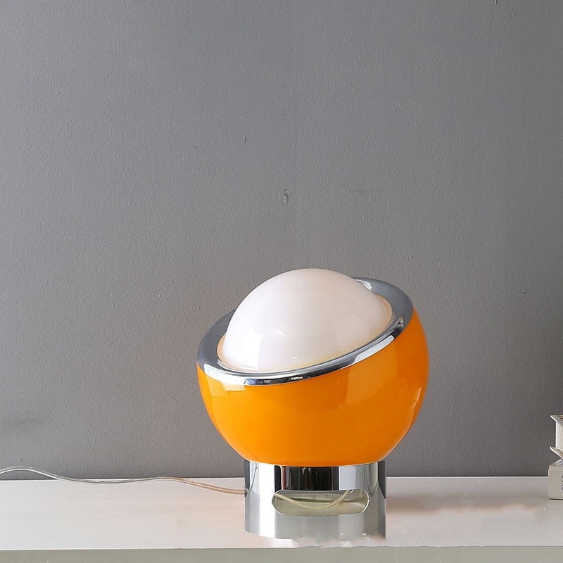 NovaLux Opal-Schreibtischlampe im Bauhaus-Glas-Stil für moderne Schreibtische und Regale