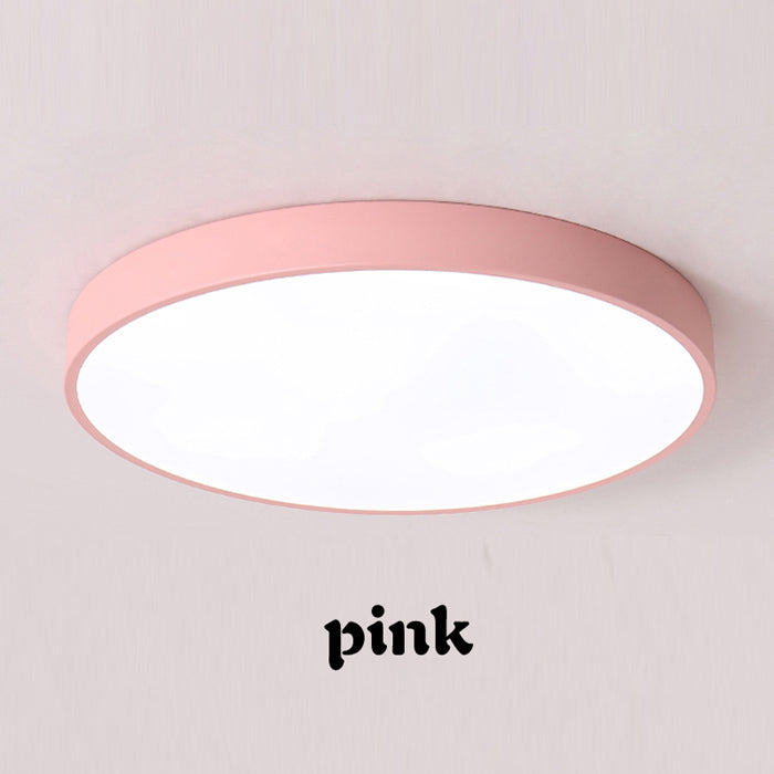 Candeeiro de teto minimalista GlowBeam — iluminação elegante e uniforme