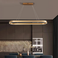 Qualia Rose Gold Pendant Light For Kitchen With Glass Shade
