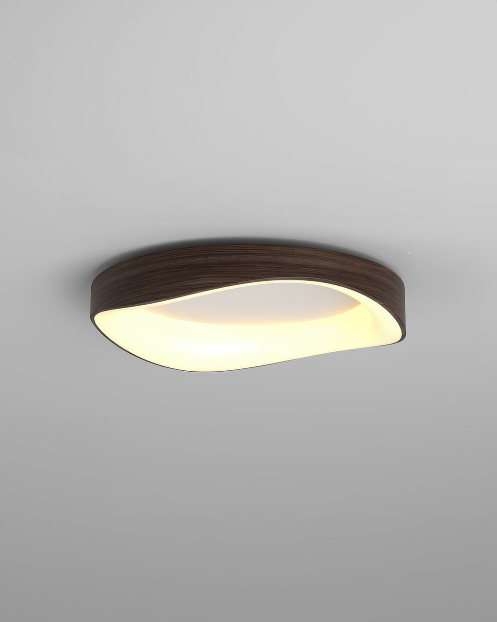 Solvren Nordic LED Ceiling Light With Wood Grain For Living Rooms And Bedrooms