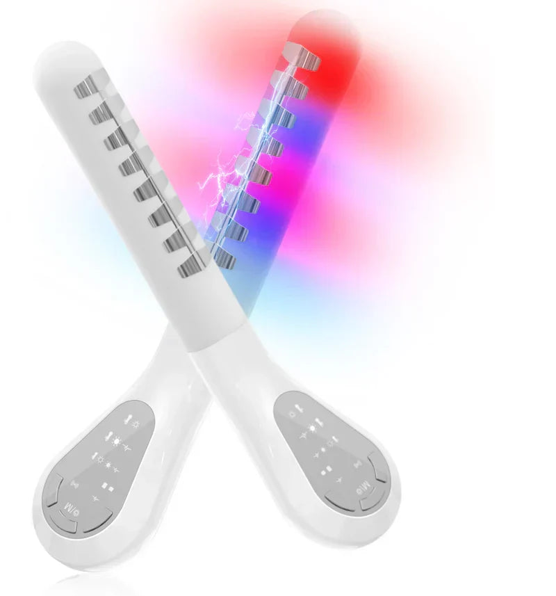 Pelvic Floor Support Wand — Compact Electric Pulse, Soothing Heat & Dual Light Technology