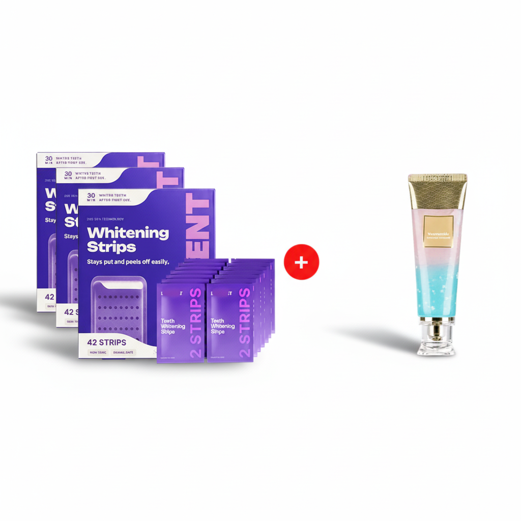 LumiSmile V34 Purple Teeth Whitening Strips — PAP+ Color Correction