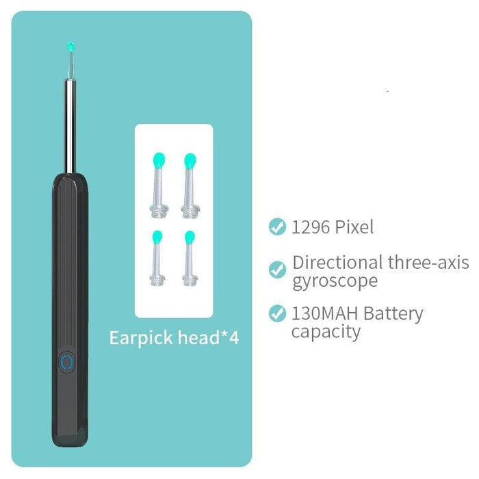 Wireless Earwax Remover Otoscope Tool - Ear Wax Removal Tool with Camera Ear Endoscope 1080P Kit for iPhone iPad Android | Filindra