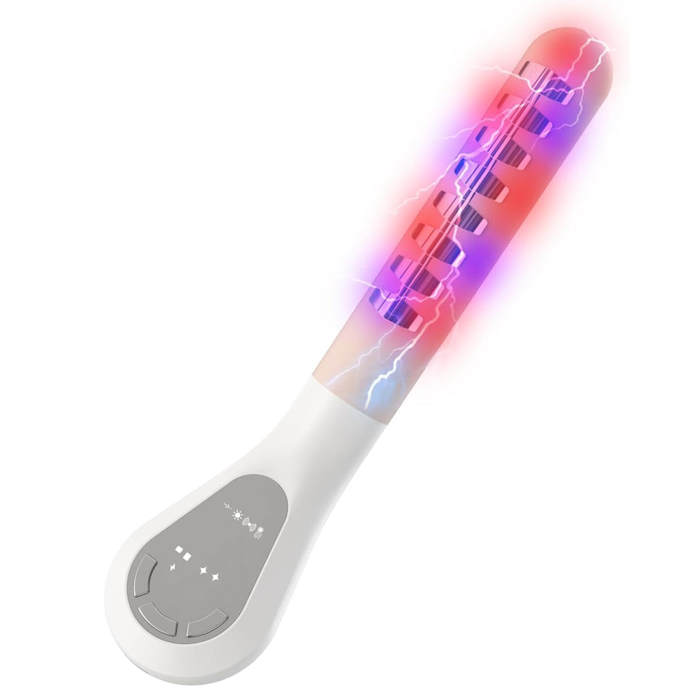 Pelvic Floor Support Wand — Compact Electric Pulse, Soothing Heat & Dual Light Technology