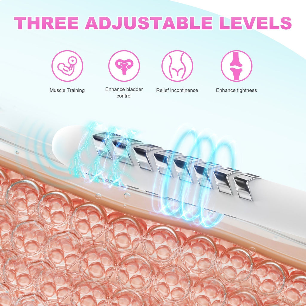 Pelvic Floor Support Wand — Compact Electric Pulse, Soothing Heat & Dual Light Technology