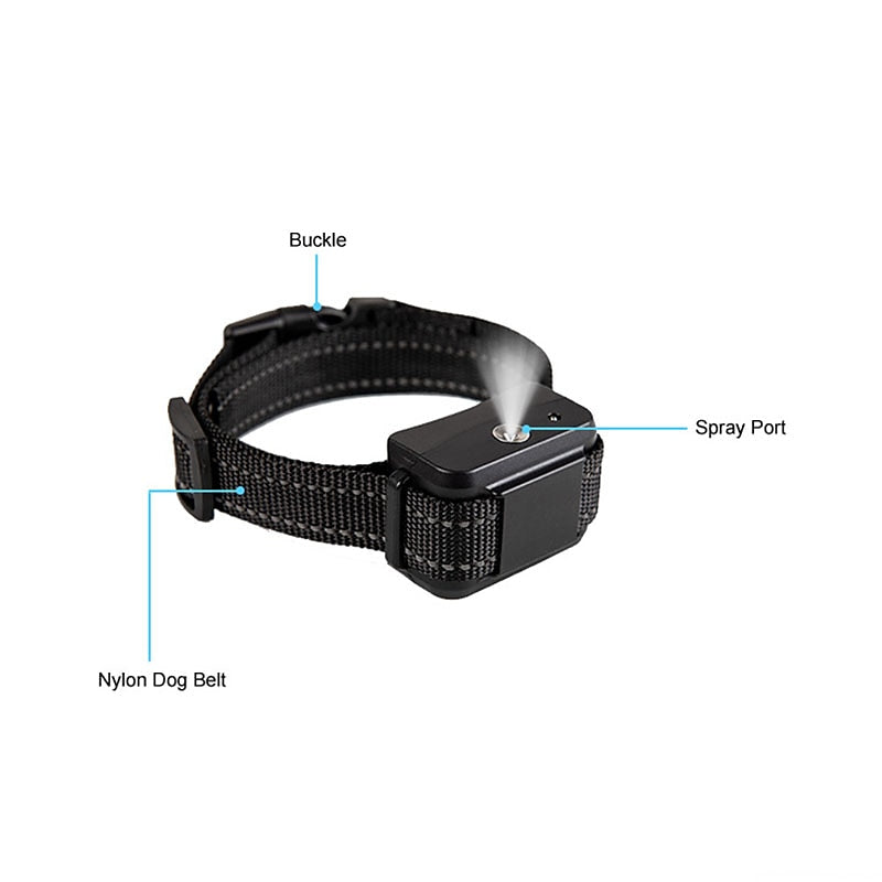 Citronella Spray Bark Collar — Refill-Free Activation System