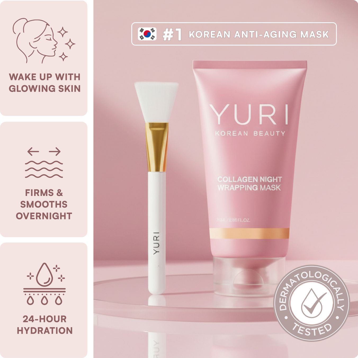 Collagen Enhanced Sleeping Mask — Lightweight Facial Treatment