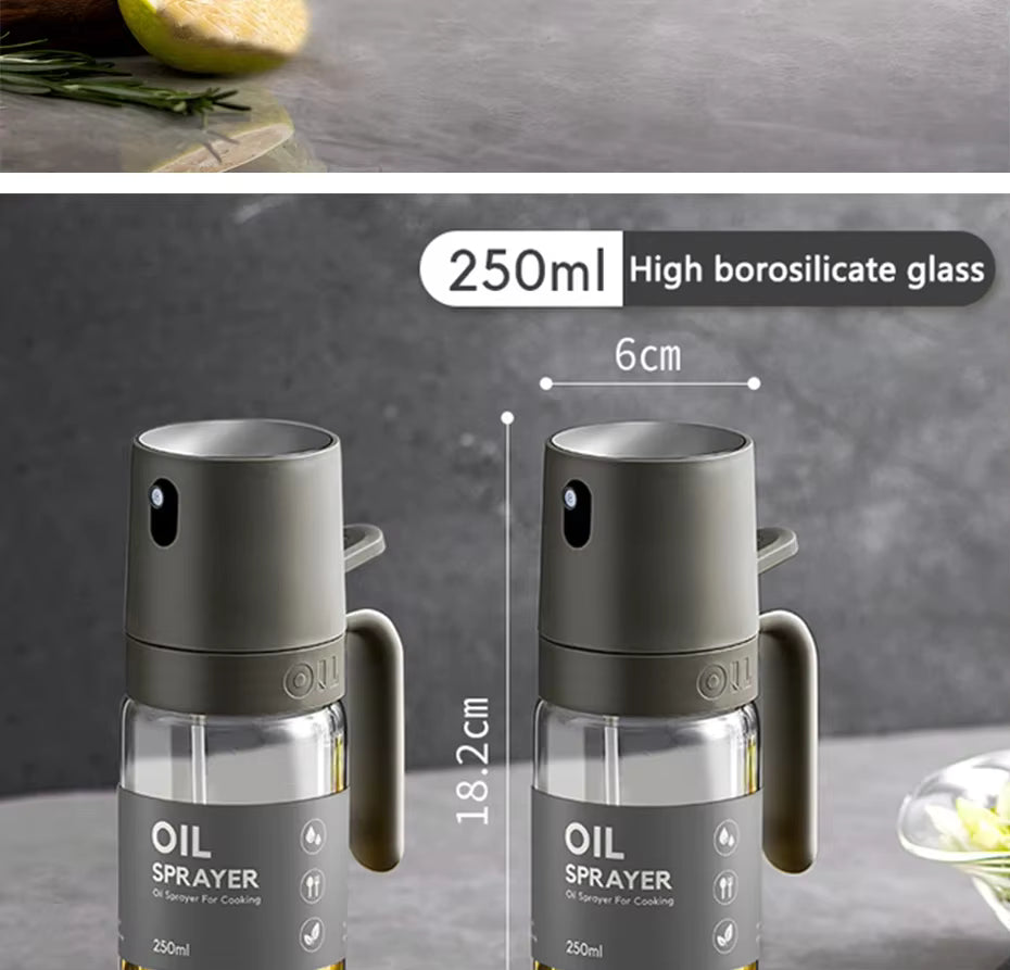 AureaMist 250ml Glass Oil Sprayer — Precise Control, Odorless Mist