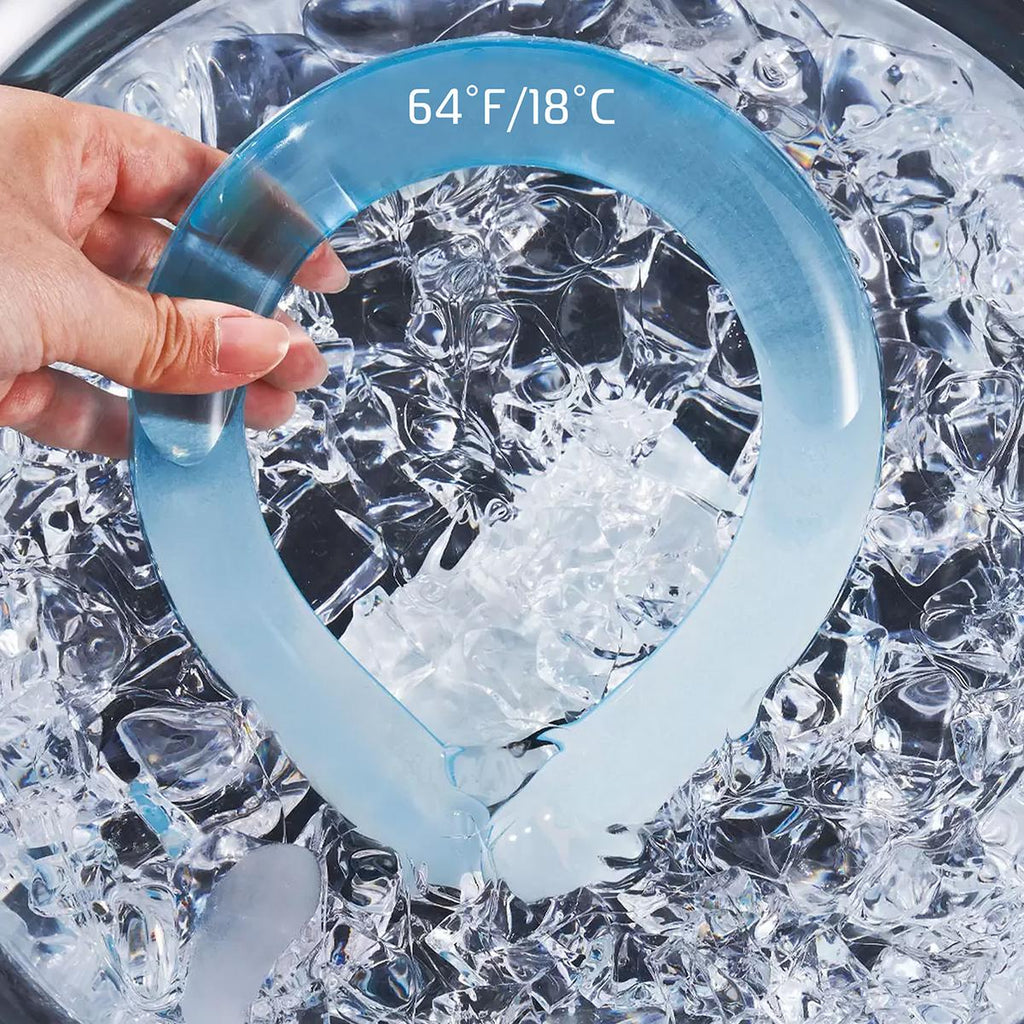 FrostLoop Phase Change Cooling Neck Wrap — Reusable, Stable Temperature Relief