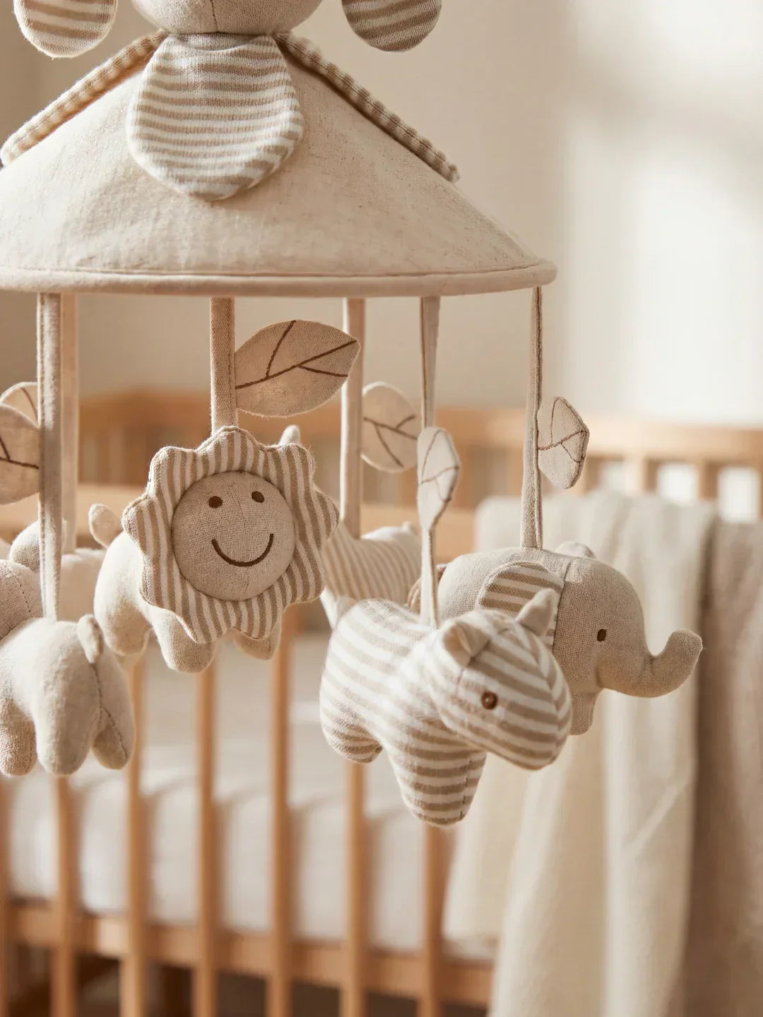 Soothing Wooden Baby Musical Mobile — Support Arm